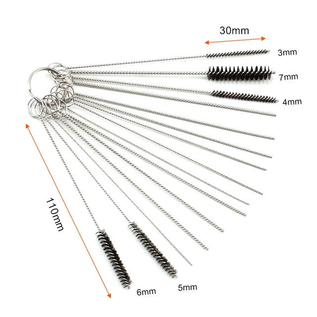 Cleaner Set Carburetor Carbon Dirt Jet Remove Cleaning Carburetor Cleaning Tools Needles Brushes Tools Cleaning Tools
