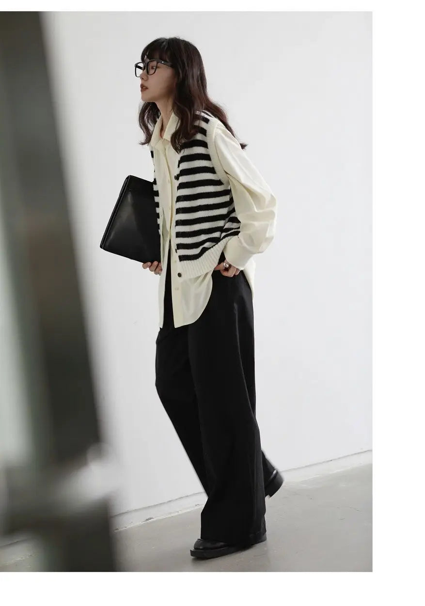 2026 Summer Women's Oversized Long Sleeve Blouse 2026 Summer New Arrival Tie Neck Shirt Loose Fit Office Elegant Fashion