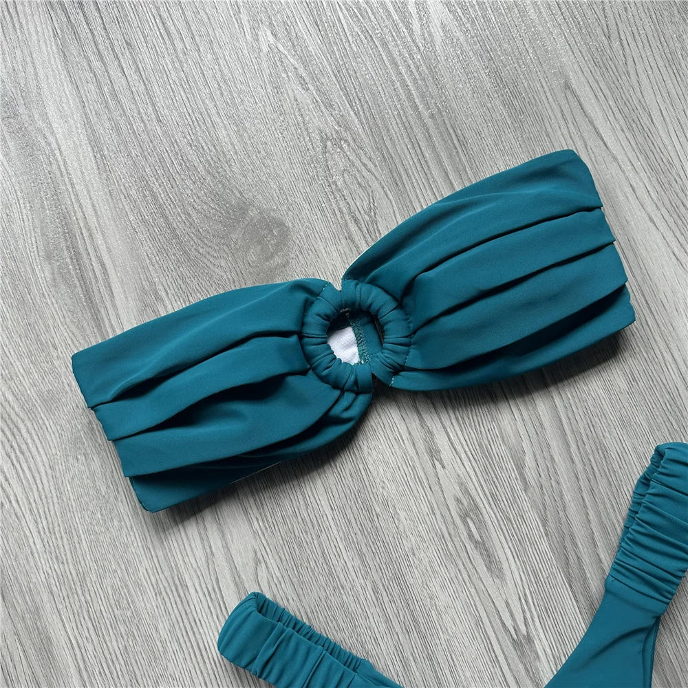 Micro Bikini Push Up Women Swimsuits 2025 Sexy Female Swimwear Brazilian Bikini Set Thong Biquini Swimming Suits Beachwear