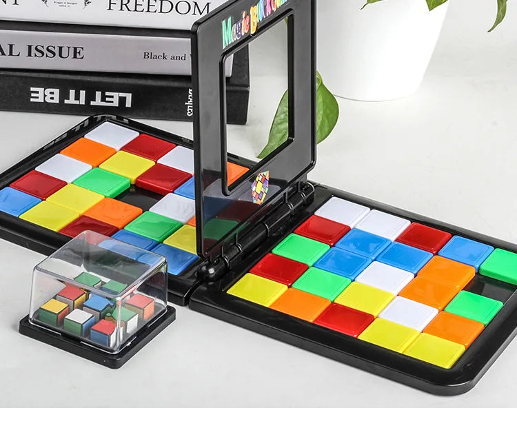 Kids Color Battle Square Race Game Parent-Child Square Desktop Puzzles Learning Educational Toys Anti Stress Boys Girls Gifts