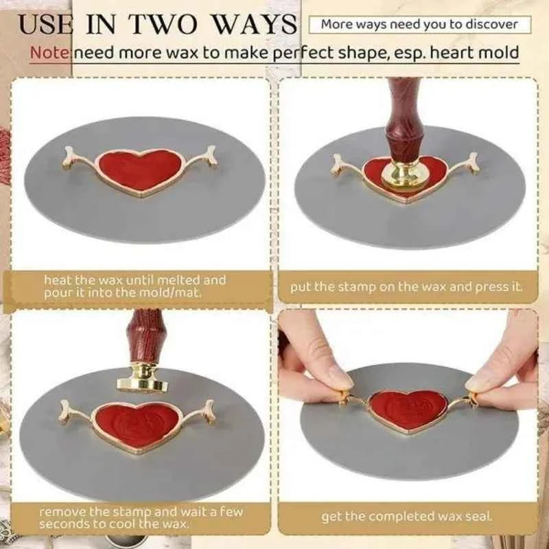 wax seal stamp craft supplies Wax seal Stamp Shape fixed Invitation Card Wedding seal Shape seal accessories