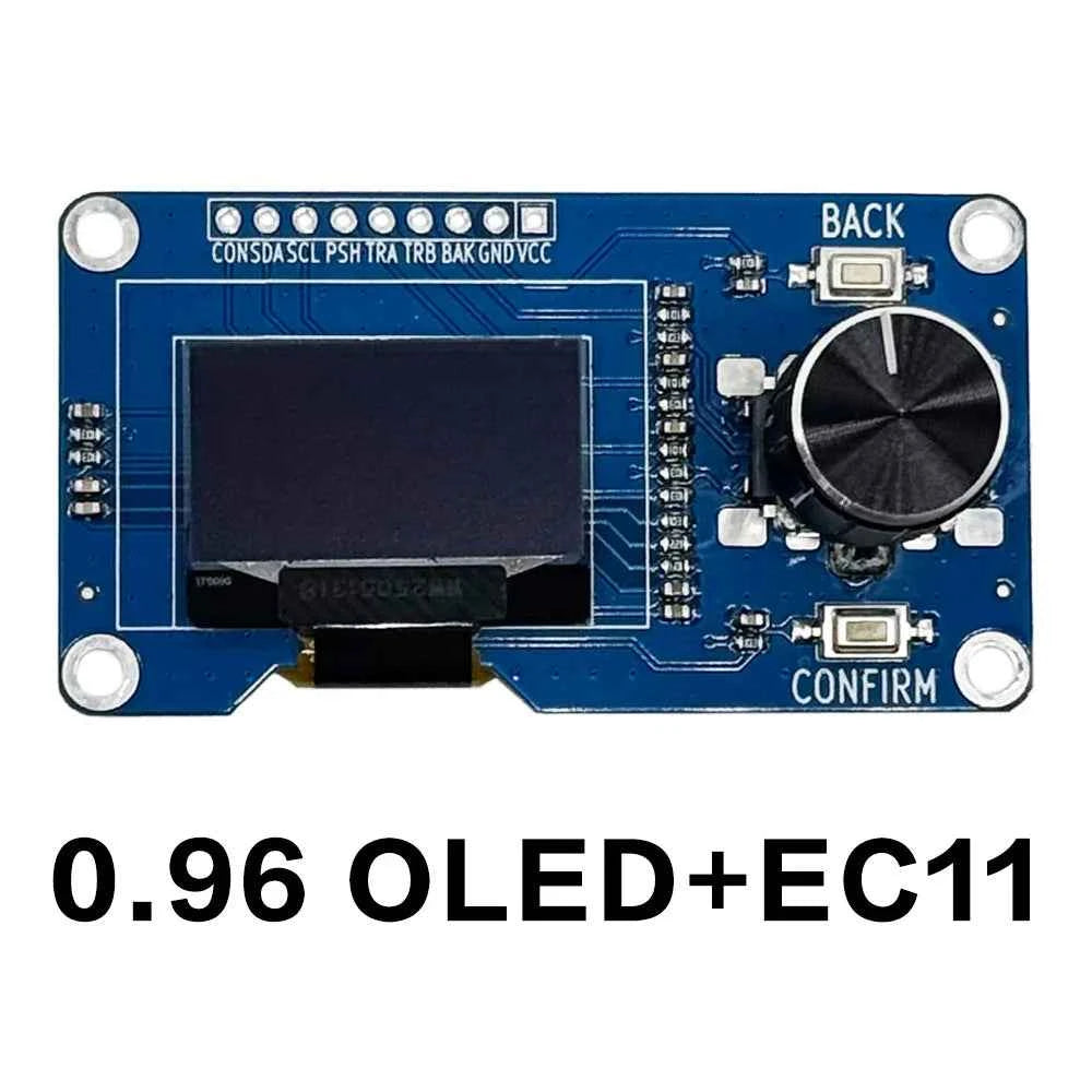 TFT OLED Module EC11 with Rotary Encoder IIC Interface 0.96'' 1.3'' 1.8'' 2.4'' LCD Screen Options for White/Blue Buttons