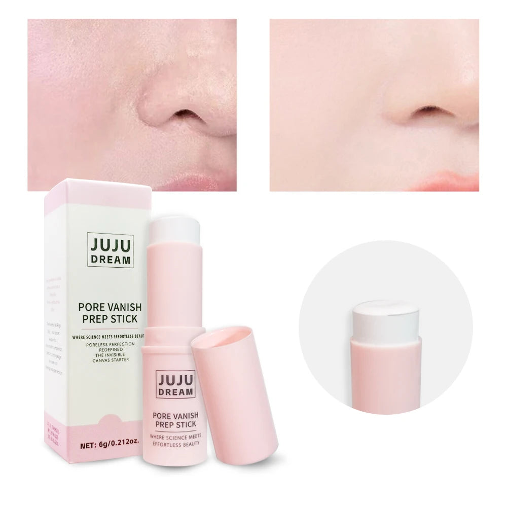 JUJU DREAM Pore Vanish Prep Stick - Pore Minimizing Primer Stick, Oil Control Face Base for Smooth Makeup