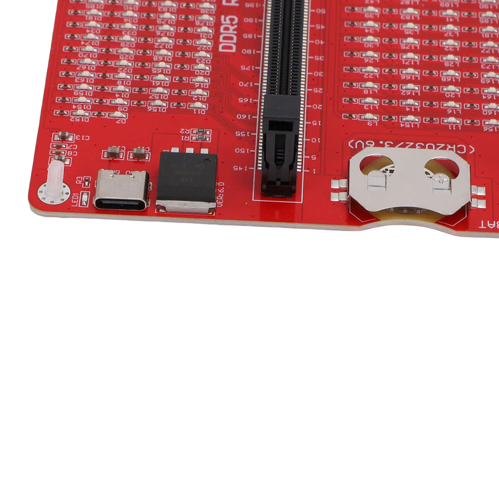 4 in 1 RAM Memory Tester Card Desktop Computer DDR3 DDR4 DDR5 UDMM DDR5 RDIMM Diagnostic Analyzer with Light