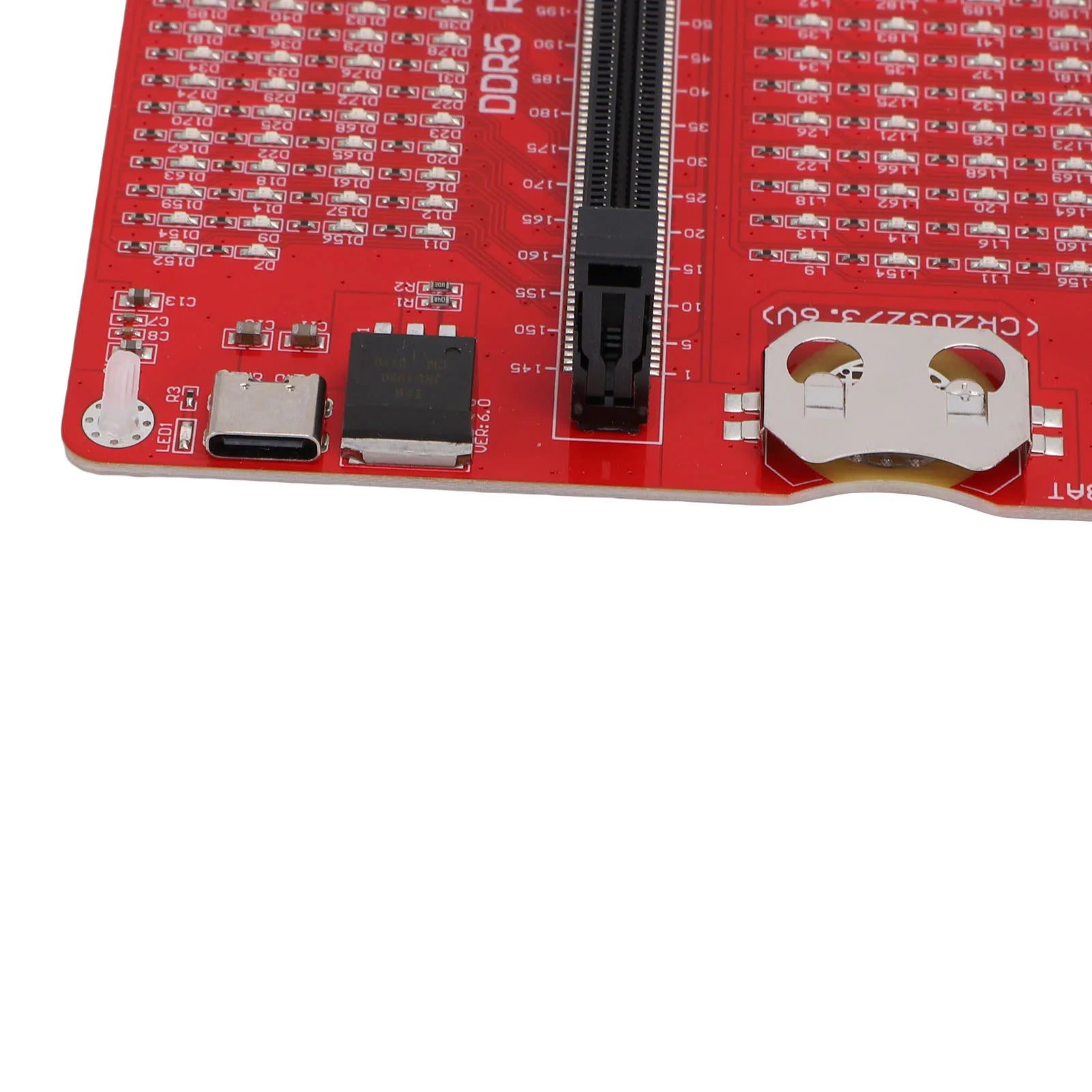4 in 1 RAM Memory Tester Card Desktop Computer DDR3 DDR4 DDR5 UDMM DDR5 RDIMM Diagnostic Analyzer with Light