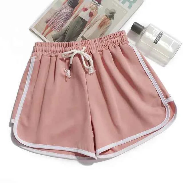 Elastic Shorts for Women Loose Fitting Quick Drying Summer Thin Running Fitness Leisure and Anti External Wear Instagram