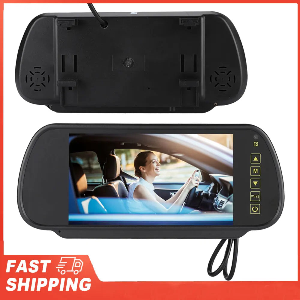 7inches Backup Monitor Rear View Monitor Rear View Mirror Monitor 7inches LCD Display Backup Camera Monitor for Rear View Camera