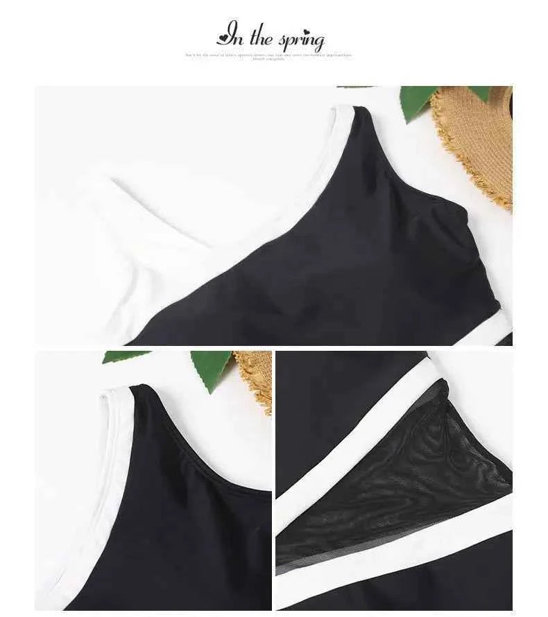 Summer 2025 New Conservative Professional Sports Belly-covering and Slimming Ins Style Hot Spring Fashion One-piece Swimsuit