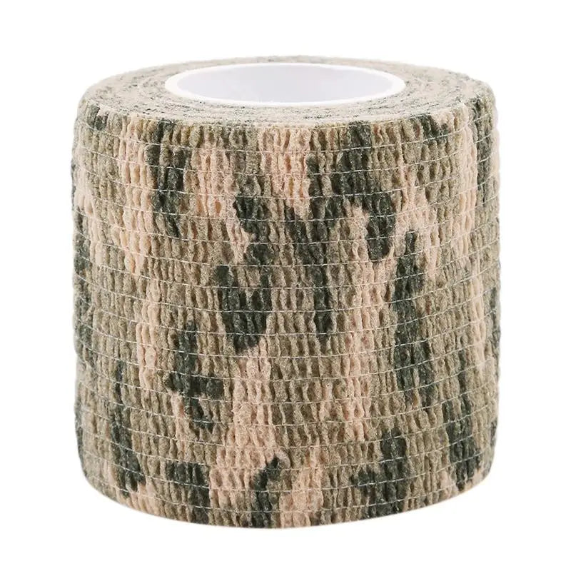 1pc Camouflage Invisible Tape Camo Form Reusable Self Cling Camo Hunting Rifle Fabric Tape Wrap Outdoor Camping Accessories