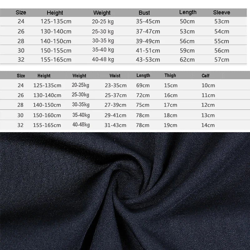 Kids Football Sets Children Boy Students Fitness Basketball Running Exercise Training Sports Soccer Top Shirt + Legging Pant M08