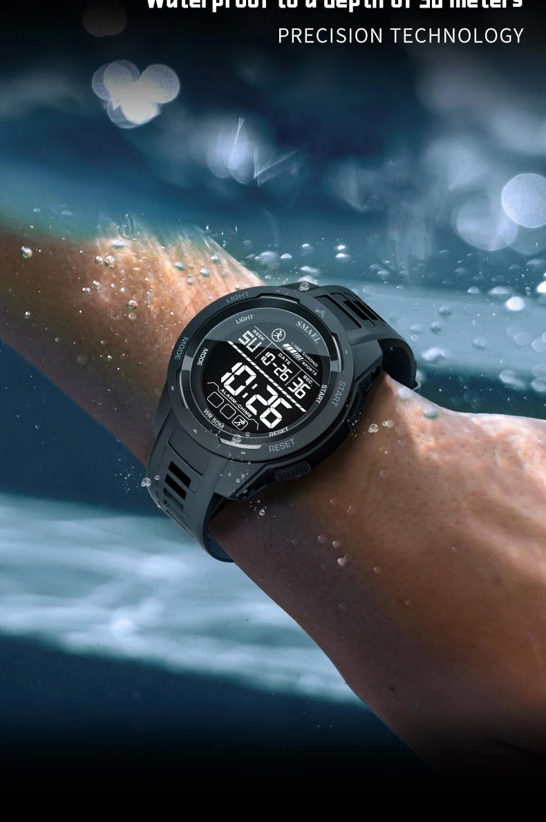 New SMAEL 8105 Watches Camo Strap Military Sport Watch for Men Clock Fashion Digital Wristwatch Waterproof Shockproof Watches