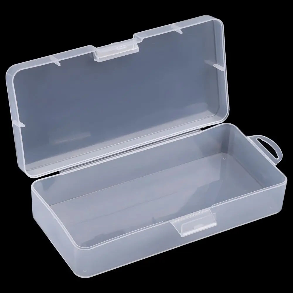 Plastic Box Transparent Jewelry Organizer Sample Box Small Tool Storage Box Nail Enhancement Tool Box Mobile Phone Repair Case