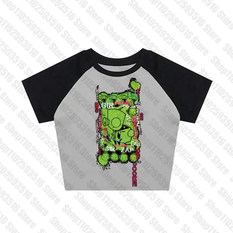 Sexy Top Y2k Tops With Suspenders Gothic Clothes for Women Vintage Clothing Emo Trashy Y2k 2000s Crop Top Woman Women's Cropped