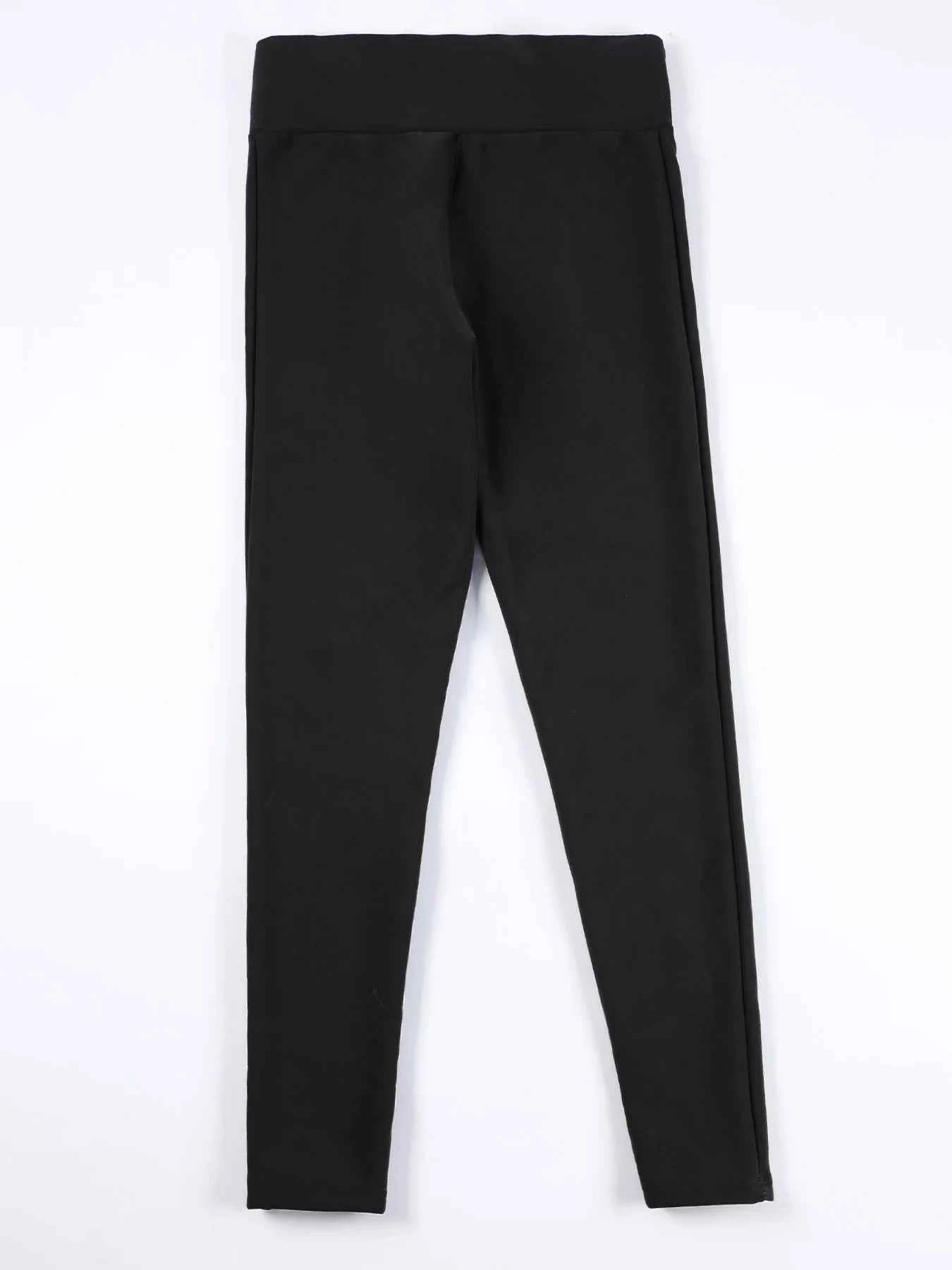 Autumn Winter Warm Fleece Women Leggings Velvet Thicken High Waist Tights Elastic Slim Solid Color Leggings Prevent Cold Tights
