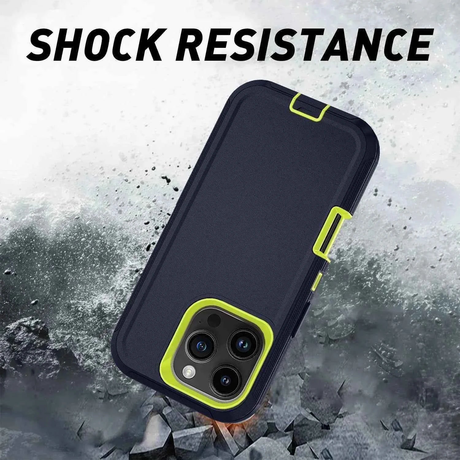 Otter Armor Box Shockproof Defender Phone Case for Iphone 16 11 12 13 14 15 Pro Max XSMAX 7 8 SE2 16E Hard Back Cover with Clip