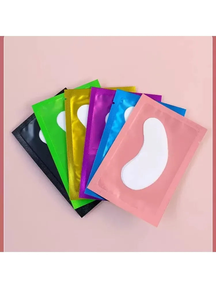 50 Pairs Eye Patches Eyelash Extension Under Eye Pads Makeup Lashes Patch Tip Stickers Pads For Eyelash Extension Supplies