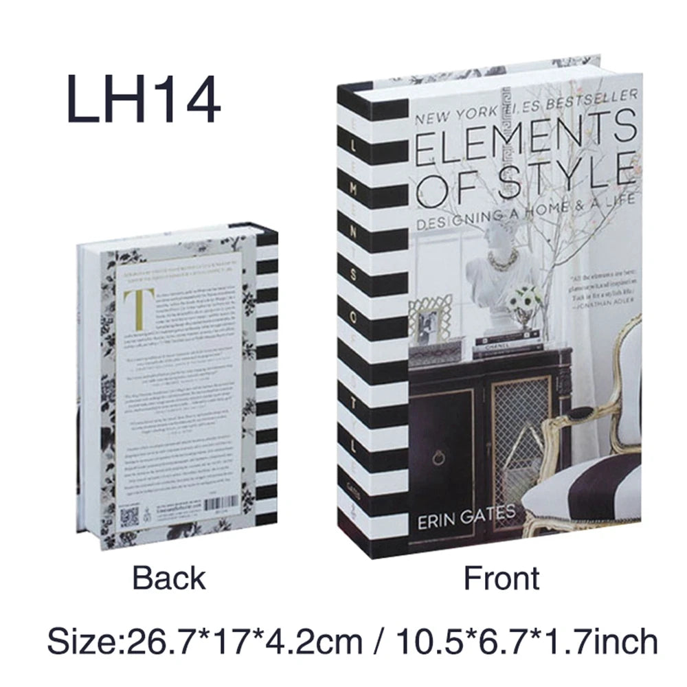 Home Decor Fake Books Coffee Table Books Ornaments Living Room Decoration Luxury Fake Books Storage Box Aesthetic Decoration