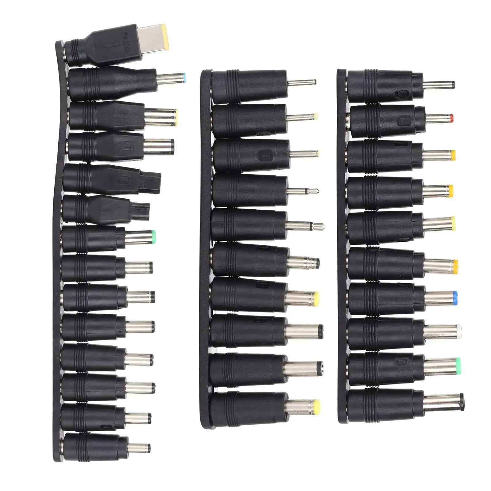 34Pcs DC Power Plugs 5.5mmx2.1mm Universal Laptop Power Connector Adapter Computer Accessories Plug Connector Cable