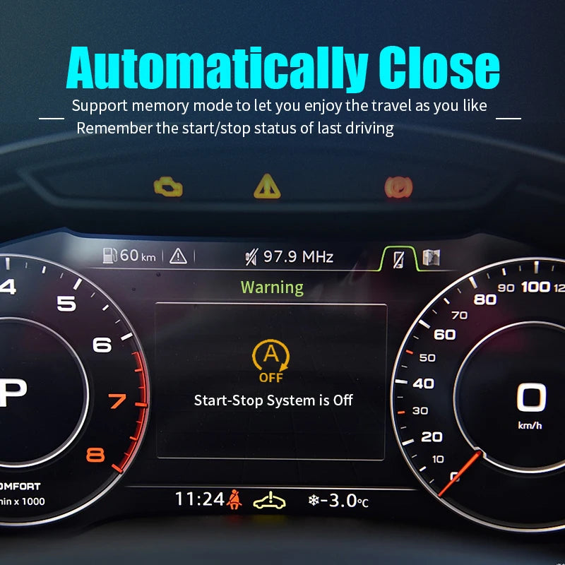 For AUDI A1 2011-2018 Car Automatic Stop Start Engine System Off Close Control Sensor Plug Smart Stop Cancel  Auto Accessorie