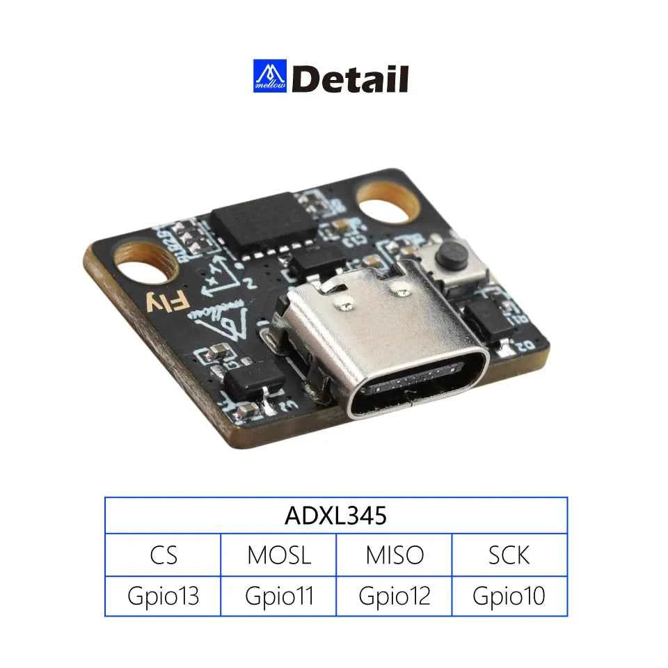 Mellow 3D Printer Parts Klipper ADXL345 Accelerometer Board For Raspberry Pi Voron V0.1 2.4 Vzbot HevORT Ender 3
