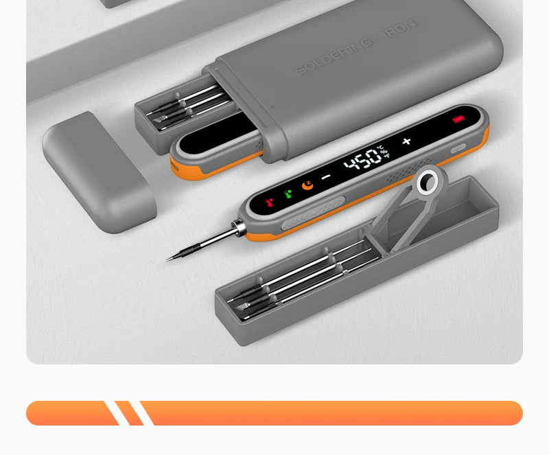 JCD USB Soldering Iron Portable 5V 15W built-in battery with Three-Level Temperature Control Wireless Mini Soldering Tools