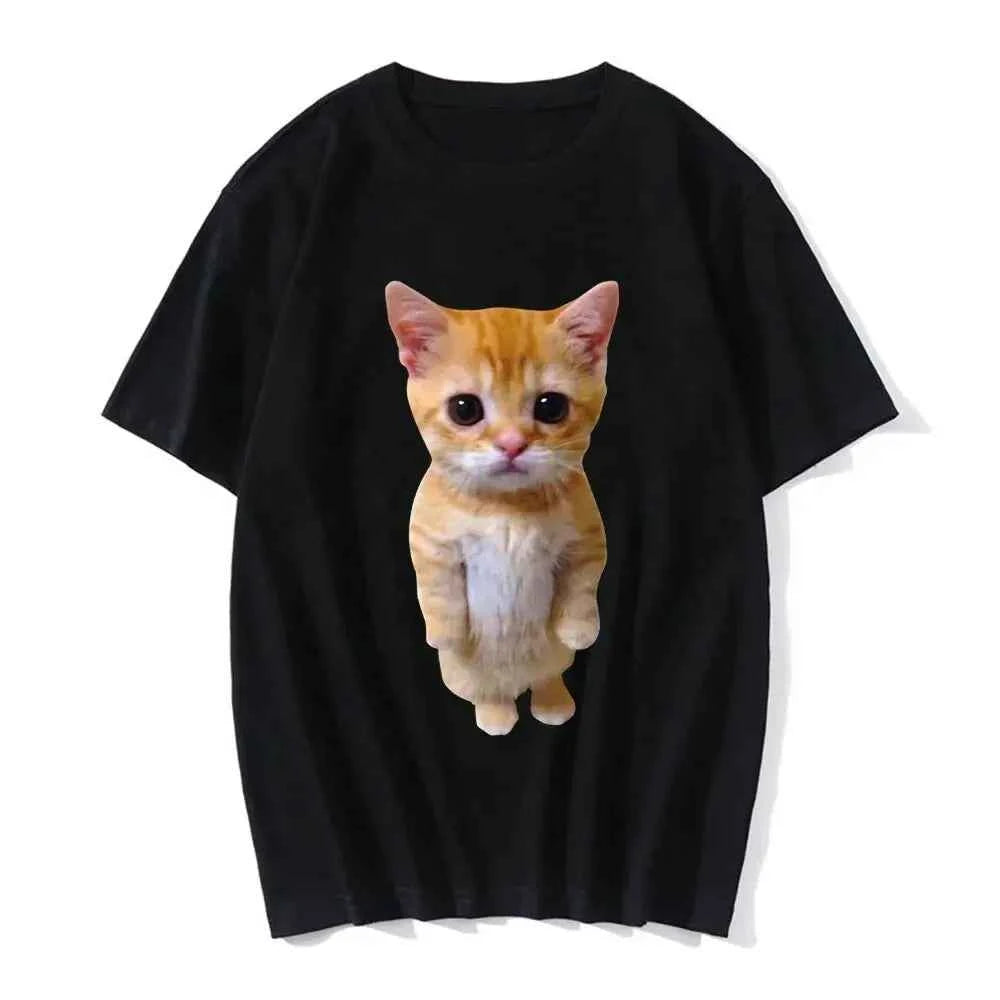 Clearance_Funny Cat 3D Print Women Casual T-Shirt Women Men Summer Harajuku T Shirts Girl Boy Casual Fashion Clothes_Continuous