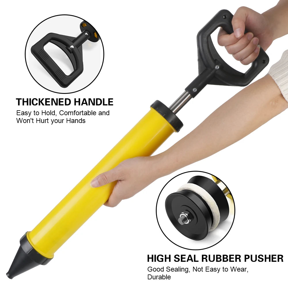 Grout Filling Tools With 4 Nozzles Applicator Hand Tools Caulking Gun Grouting Mortar Sprayer Cement Lime Pump