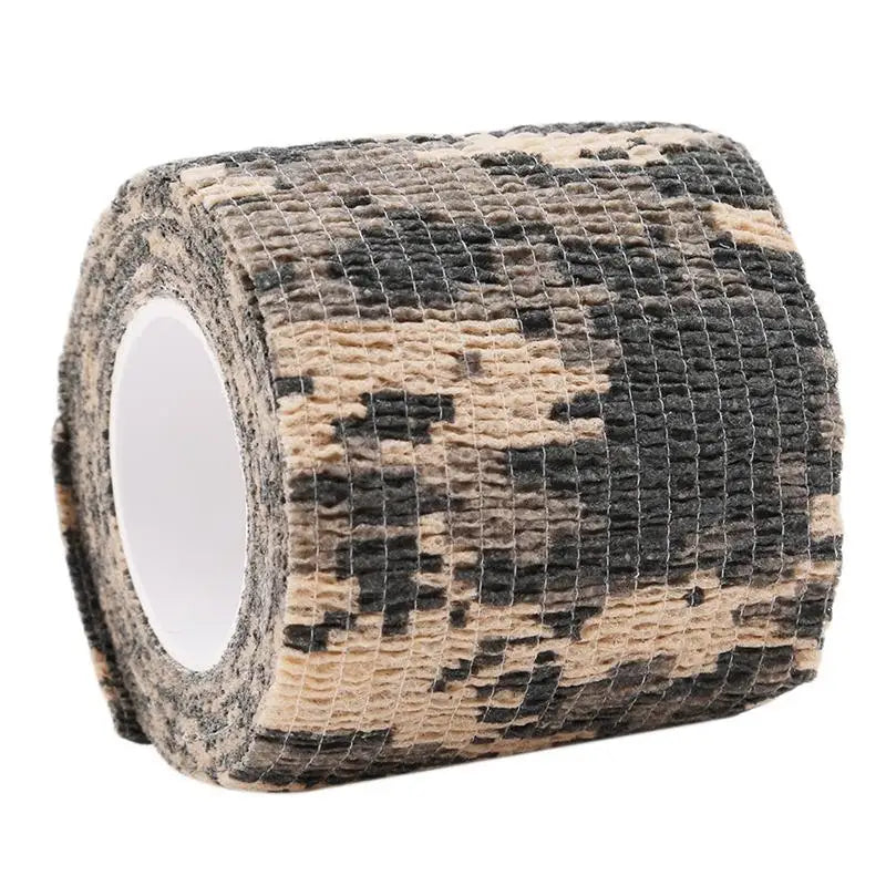 1pc Camouflage Invisible Tape Camo Form Reusable Self Cling Camo Hunting Rifle Fabric Tape Wrap Outdoor Camping Accessories