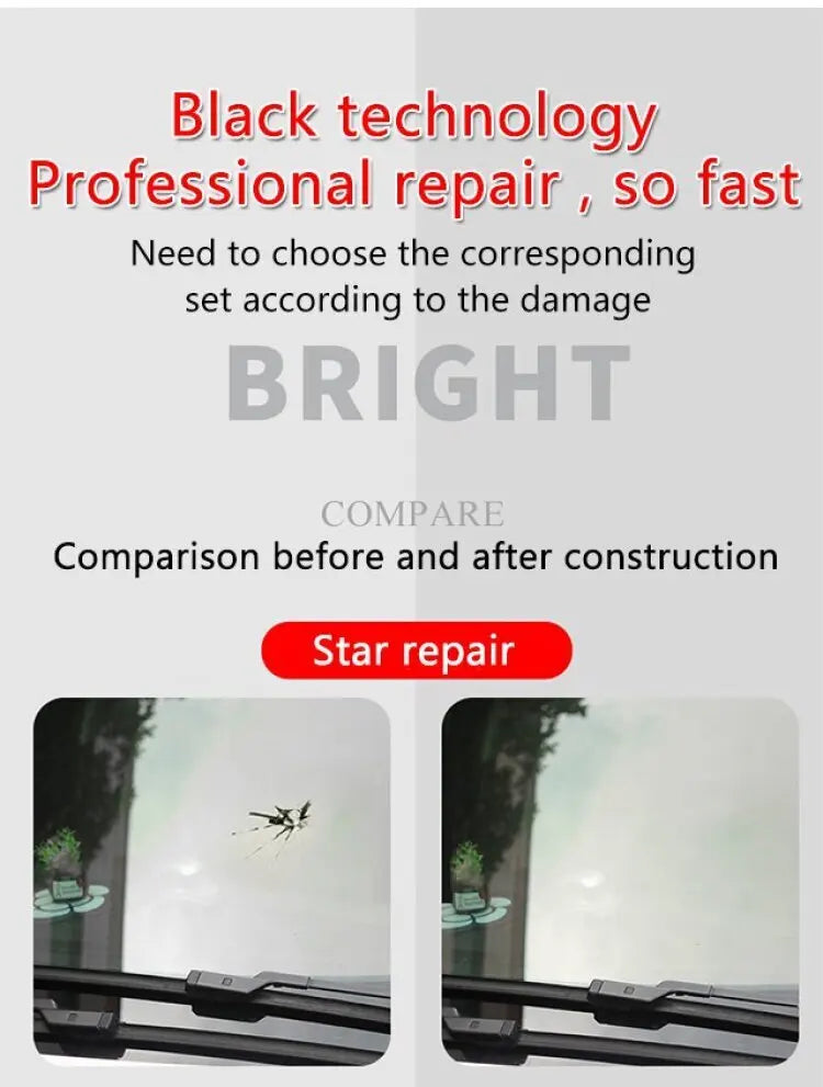 Auto Windshield Repair Adhesive Crack Repair Auto Glass Repair Adhesive