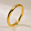 C29 Simple and fashionable traditional plain ring bracelet, 18K gold-plated jewelry, women's ins stainless steel hollow bracelet