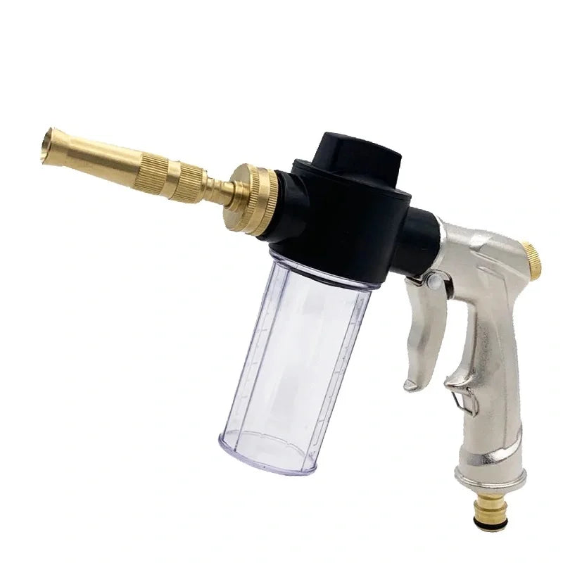 High Foam Pressure Spray Water Gun Washing Garden Watering Hose Nozzle Sprinkler Car Cleaning Wash Tool Kits Auto Washer Guns ﻿