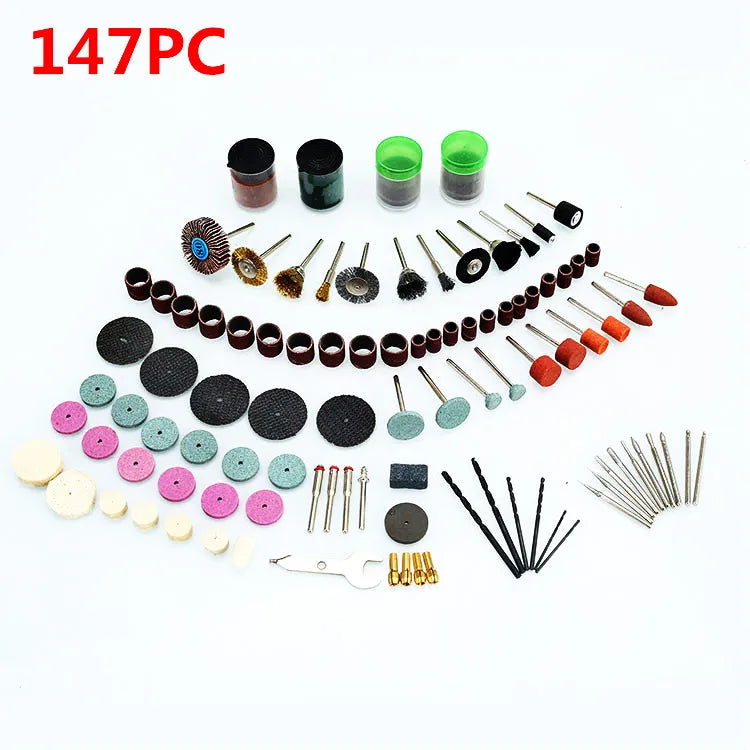 110/220V Electric Drill Dremel Grinder Engraving Pen Electric Grinder Rotary Power Tools Mini Drill Kit Set 130W 5 Variable Spee
