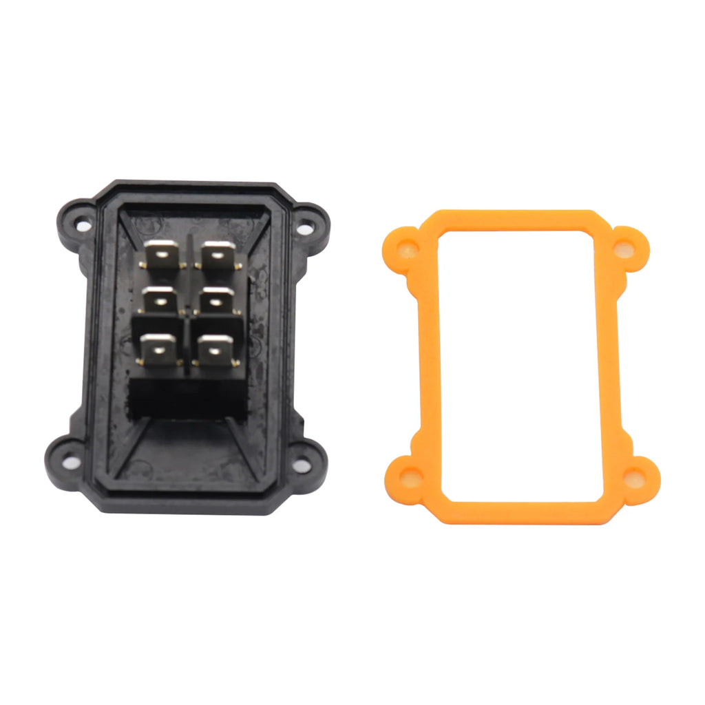 IP68 Waterproof Junction Box+12V 3-speed Rocker Switch Set Outdoor 2 Way Plug Line Wire 4 to 8mm Junction Box Rocker Switch
