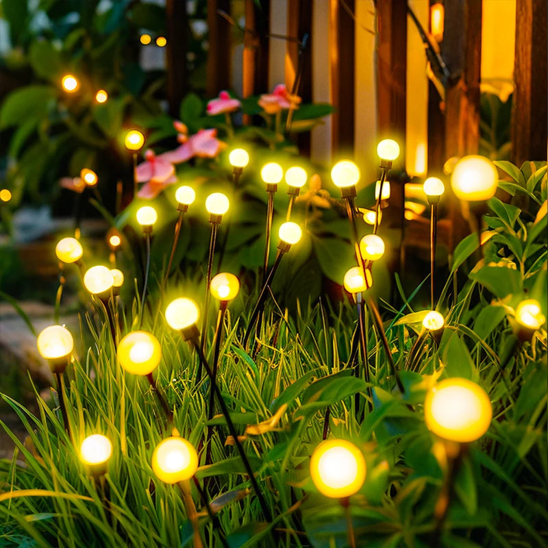 Solar Firefly Lights Outdoor Waterproof LED Solar Garden Lights for Yard Patio Landscape Outside Decorations Light
