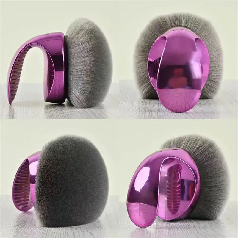 Extra Large Kabuki Body Brush Streak Free Self Tanner Applicator for Legs Body Bronzer Liquid Makeup Wide Round Head Blur Tool