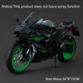 1:9 Scale 1299 Kawasaki ZX-10R Motorcycle Model Toy Car Diecast Metal Shock Absorption Racing Motor Models Boys Birthday Gifts