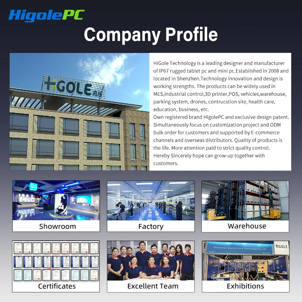 Higole F10 10.1'' Fanless Mini PC Intel N5095 Windows 11 WiFi5 8GB 128GB 5000mAh 4K RS-232 RJ45 Laptop Desktop PC Mini Computers