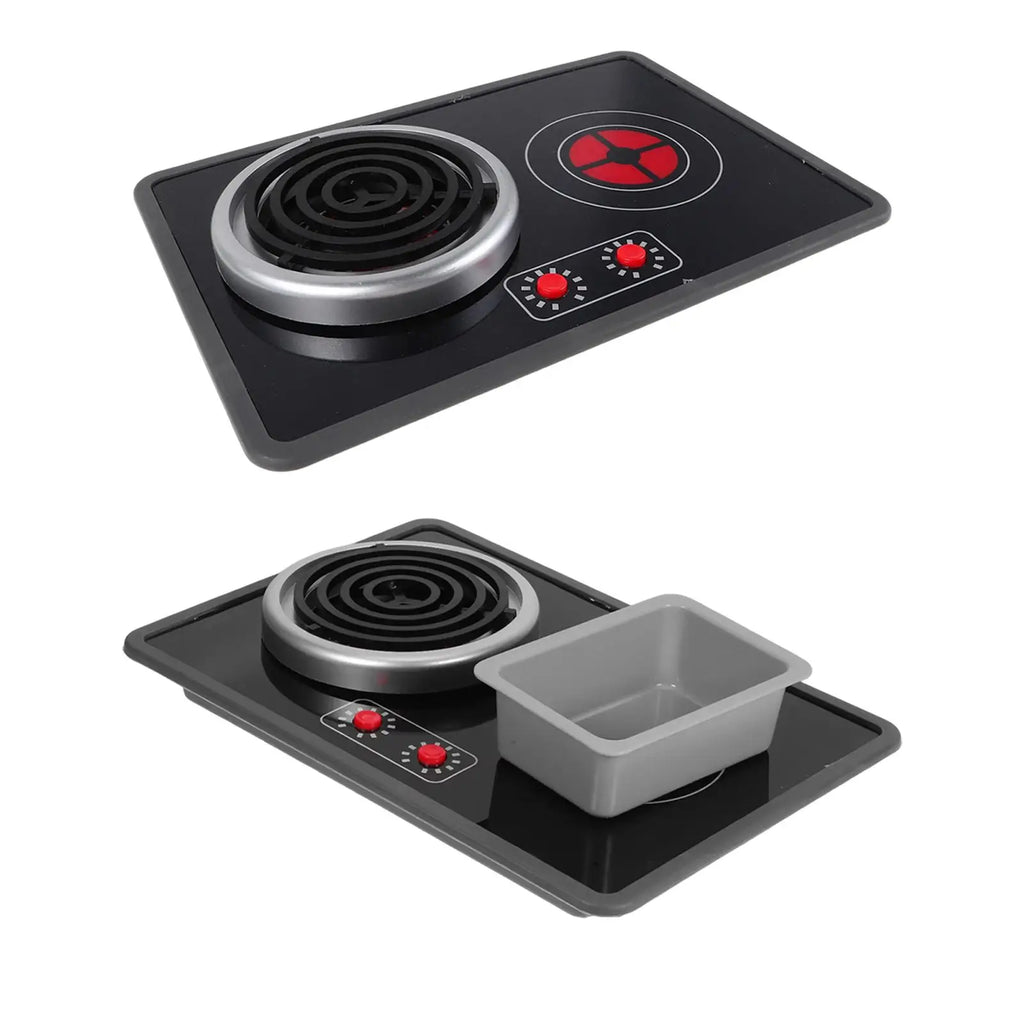 Kids Kitchen Toy Stove Toy with Lights and Sounds,Cookware Realistic Pretend Play Learning Toy Role Play for Children,Girls Boys