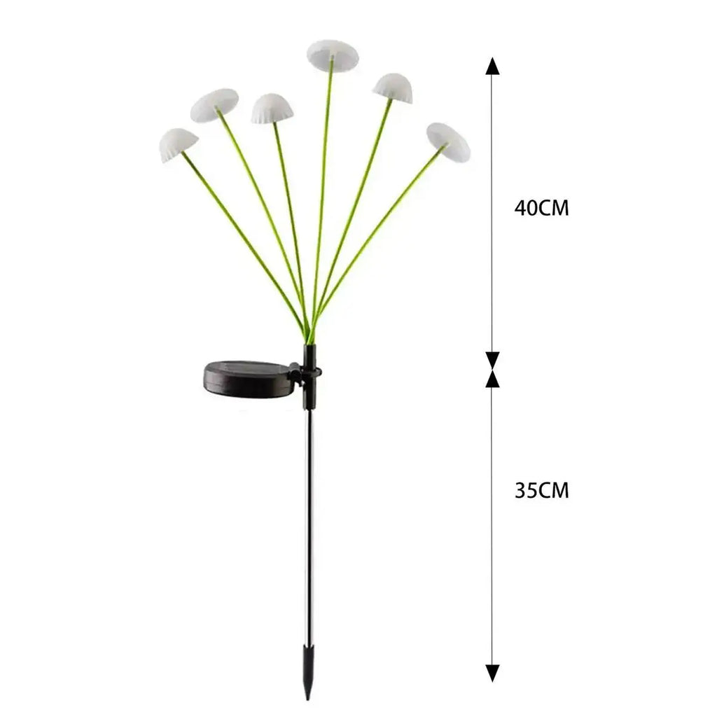 Solar Garden Lights Led Jellyfish Sway For Decoration Yard Outdoor Waterproof Ip65 Outdoor Waterproof Light Light Mushroom Shape