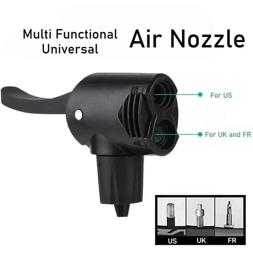 DOMEN Bicycle Air Pump Conversion Clip 2 In 1 Fast Conversion Head Clip Type Nozzle Car Tire Valve Pump Nozzle Adapter