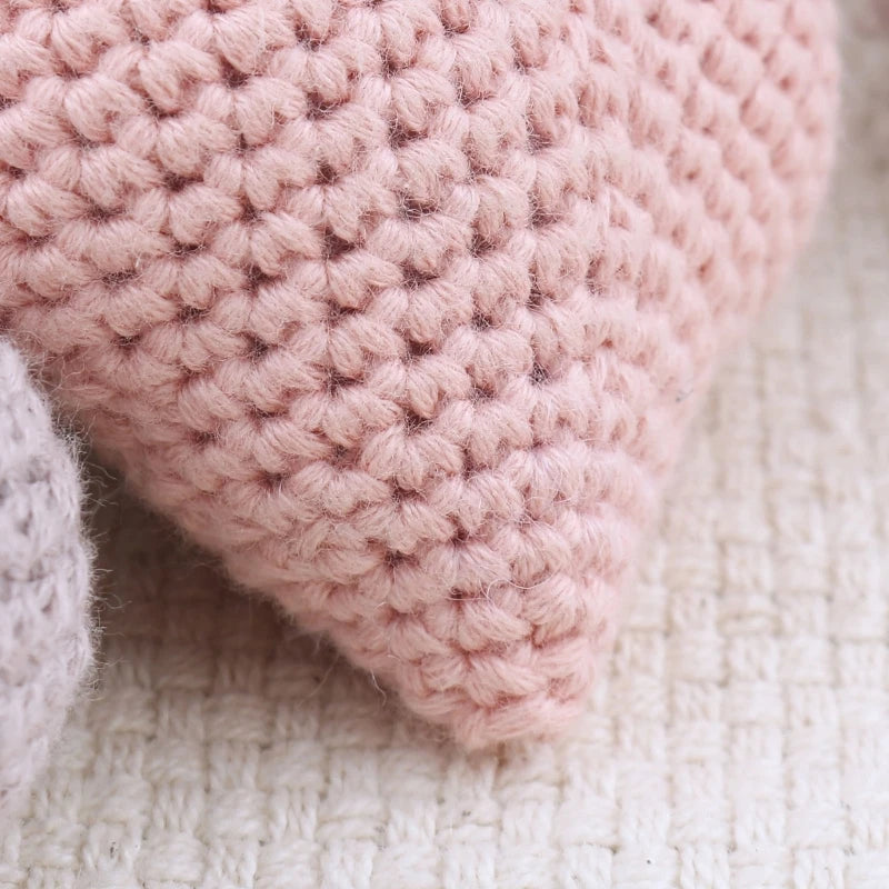 Crochet Animal Baby Pacifier Clip Accessories Handmade Knitted Bunny Teether Beads Newborn Nipple Clip Dummy Soother Holder Toy