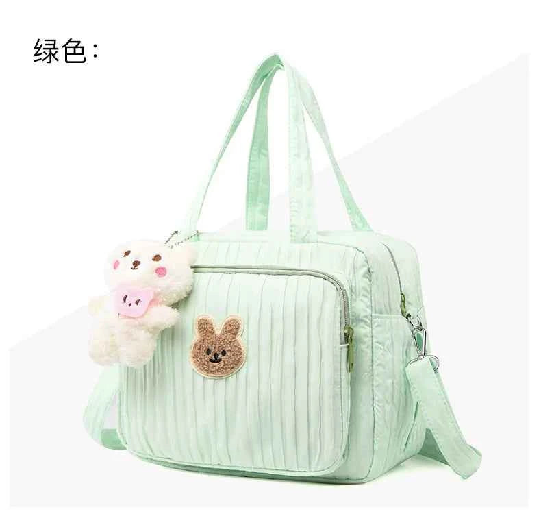 Cotton Mommy Bag Diaper Bags for Baby Cute Handbags Baby Items Organizer Nappy Caddy Bag Maternity Pack Mother Kids
