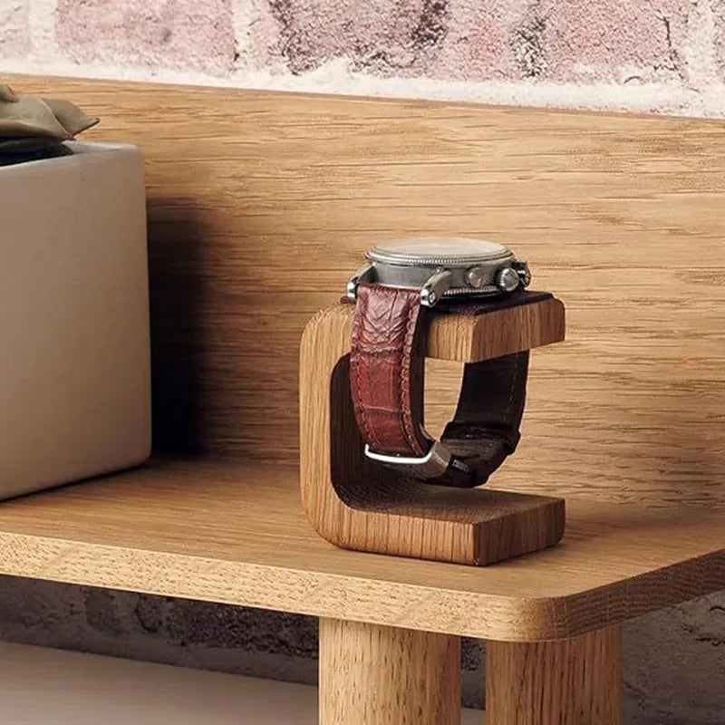 Wooden Watch Holder Jewelry Organizer Display Stand For Bracelet Ring Watch Display Solidwood Watch Stand