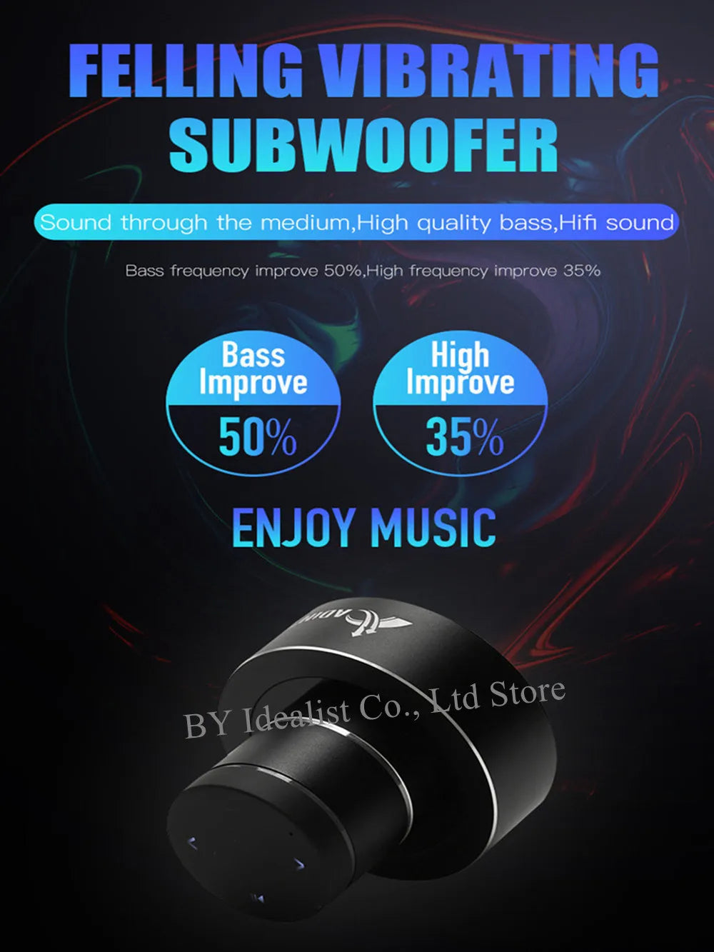 26W Wifi Vibro Portable Bluetooth Speaker Wireless Soundbar Subwoofer Speaker Bluetooth Neighbor Column Adin Vibration Speakers