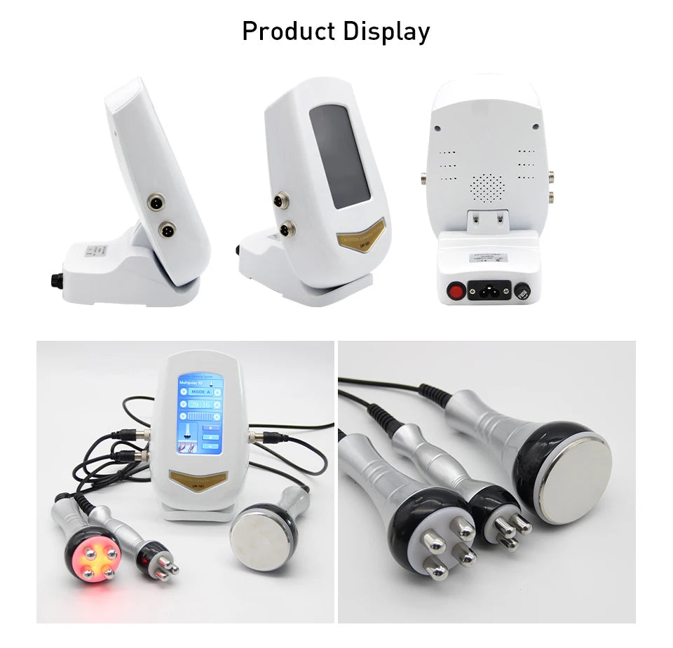 3IN1 40K Ultrasound Radiofrequency Beauty Device Massage for Shaping Tighten the Skin Burn Fat Anti-aging Whitening Beauty Tools