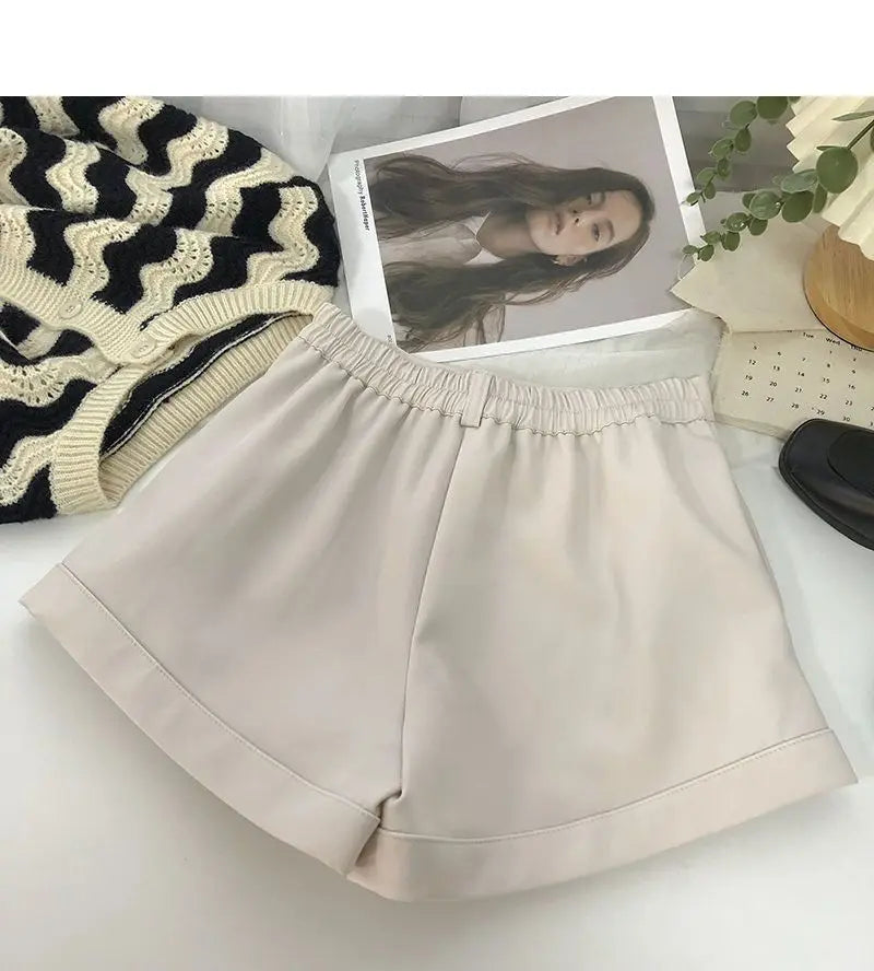 Women Shorts All-match Fashion New Arrival Solid Summer Casual Slim High Waist Korean Style Young Comfortable Daily Shopper Fit
