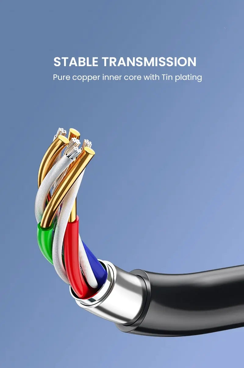 3.5mm Audio Cable Aux Cable Audio Input Adapter Male to Male AUX Cord Compatible with Car Stereos Speaker Headphones