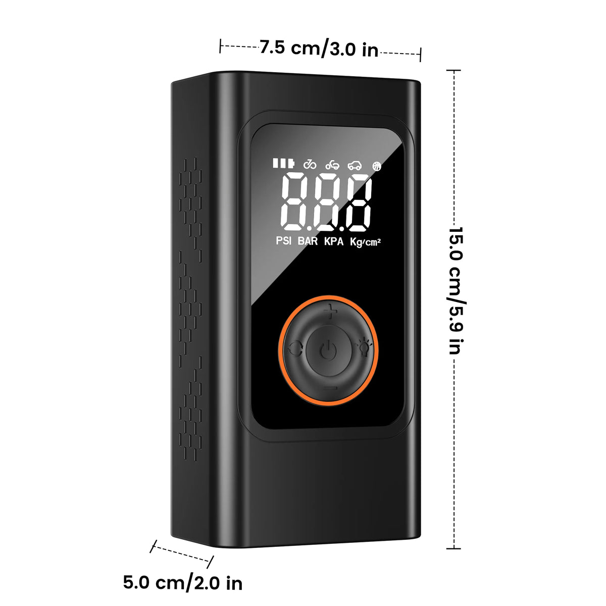 Cordless Digital Tire Inflator 150 PSI Portable Air Pump