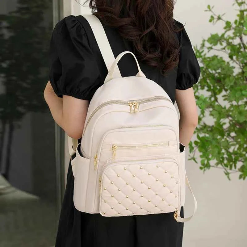 Fashion Bagpack Women High Quality Nylon Backpacks Female Big Travel Back Pack Large School Bags for Teenage Girls Shoulder Bag