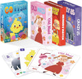 [Kids Card Games]Go Fish, Old Maid, Memory Match and Crazy 8s for Kids 4-8, Fun Toddler Card Games for Family Game Party Games